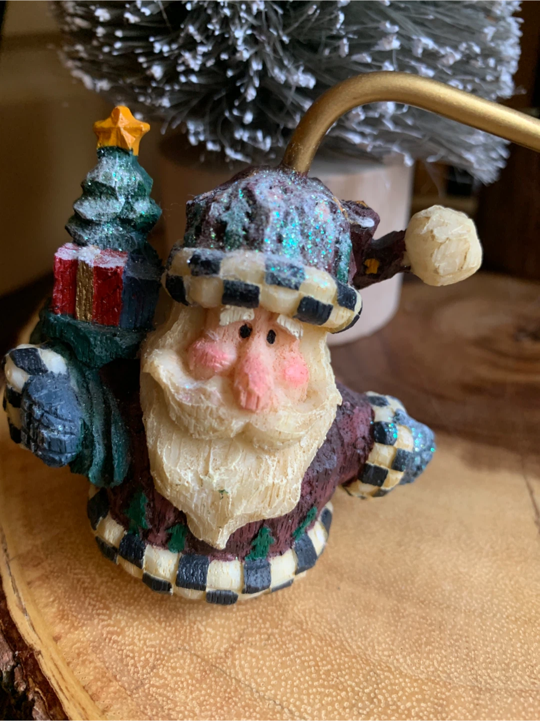 Vintage Debbie Mumm Santa Candle Snuffer🥕 - photo 2