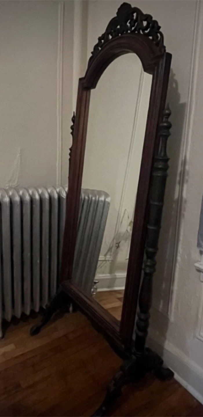 Antique Cheval Mirror