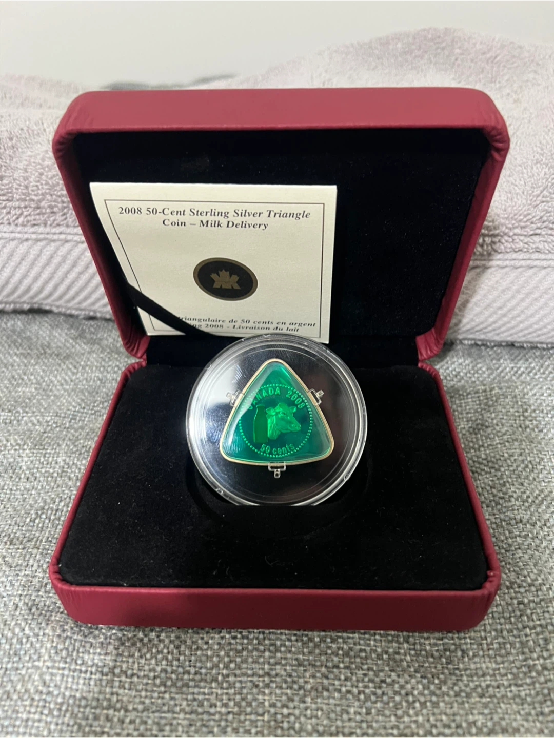 🥕2008 Sterling Silver dairy Token