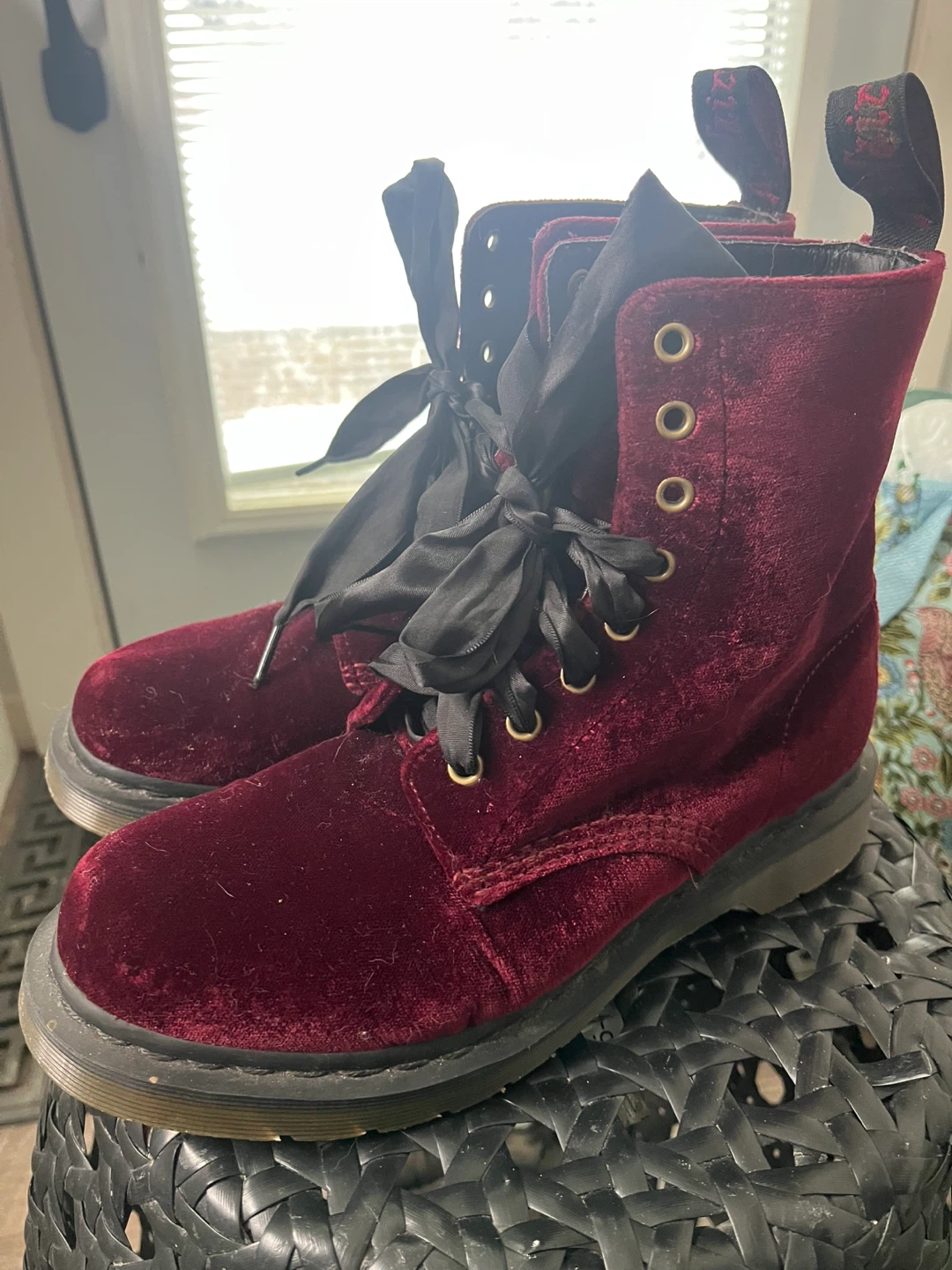 Dr. Martens 1460 Pascal Velvet 8-Hole Boots - photo 2