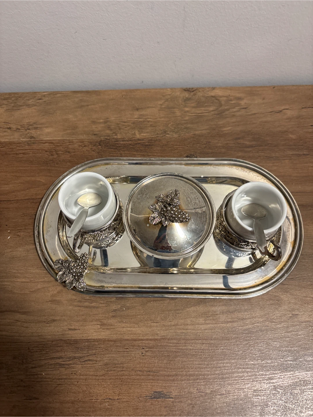 Vintage Silver Plated Coffee/Tea Set with Tray - photo 2