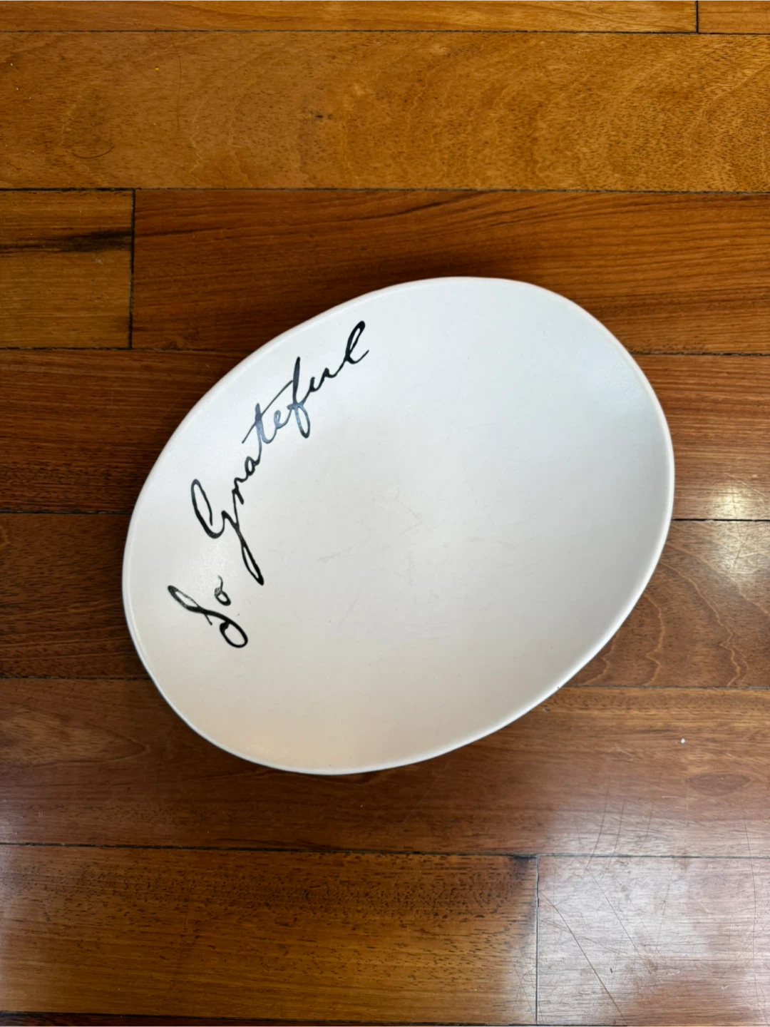 “So Grateful” Plates. Set of 10.