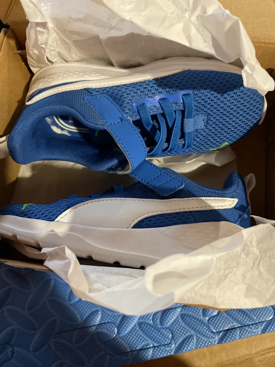 Puma Kids Running Shoes - Blue - Size 9C - photo 2