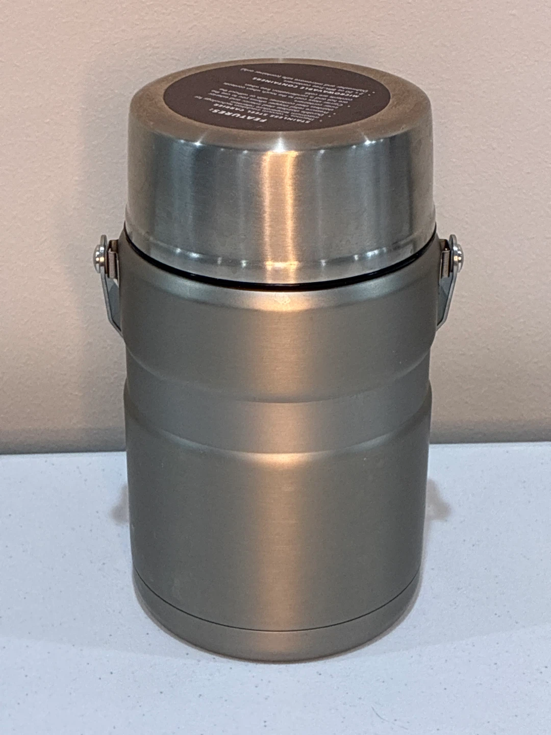 Thermos Stainless Steel MISSING 1 OF THE 2 CLEAR CONTAINERS - photo 2