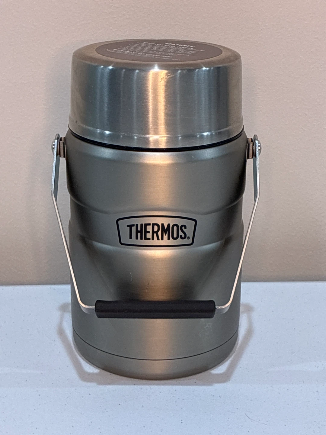 Thermos Stainless Steel MISSING 1 OF THE 2 CLEAR CONTAINERS