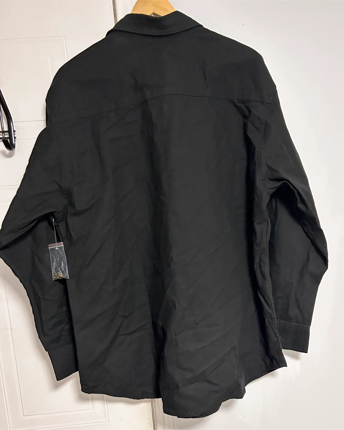 Dakota Black Unlined Stretch Duck Work Shirt - Large - photo 4