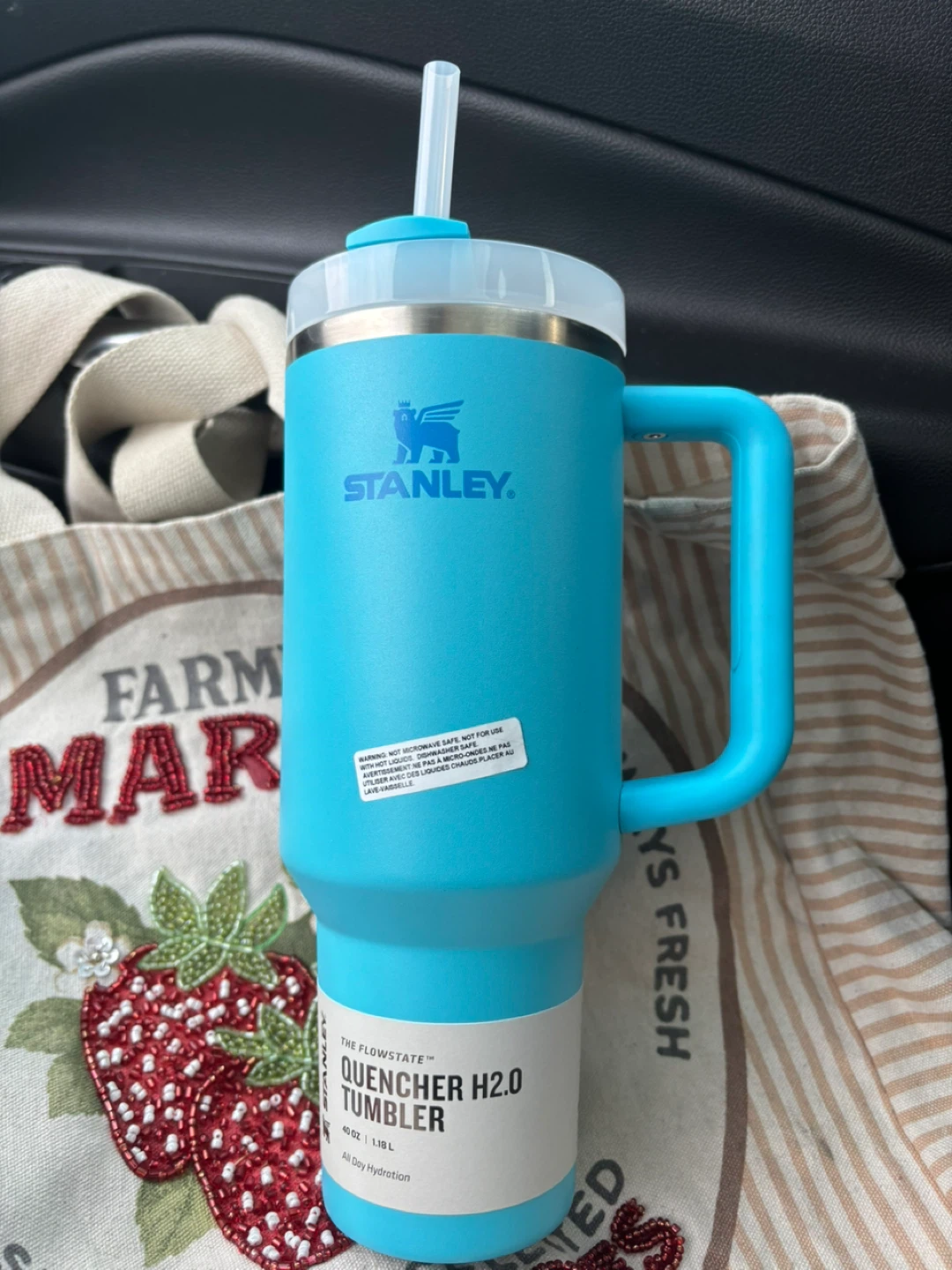 Stanley Flowstate Quencher H2.0 Tumbler 40 oz Blue