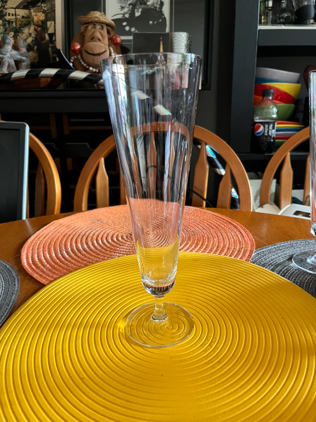 Set of 4 Clear Tall Fluted Glasses - photo 2