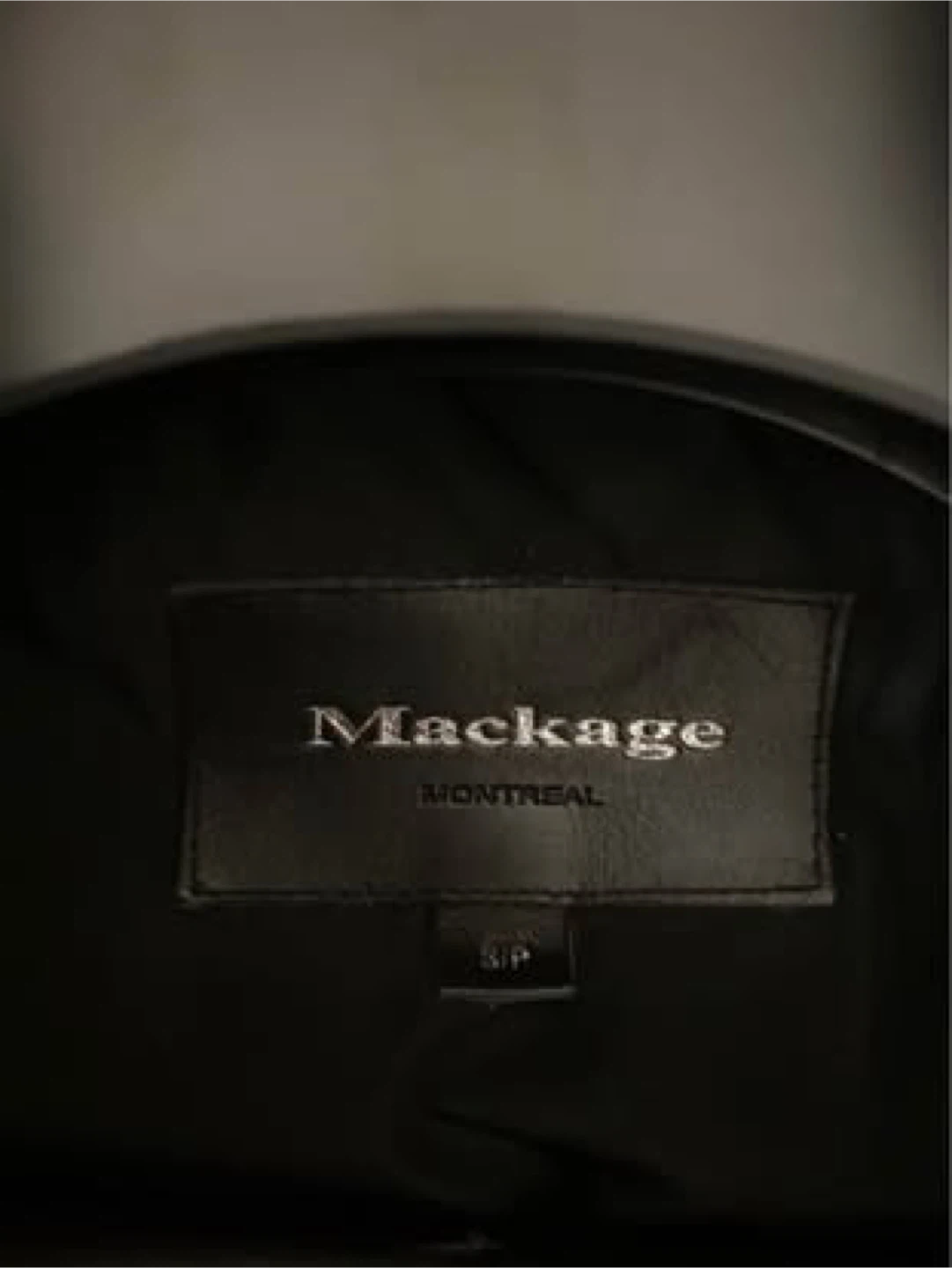 Mackage Black Down Winter Jacket with Fur Hood - Size S - photo 4