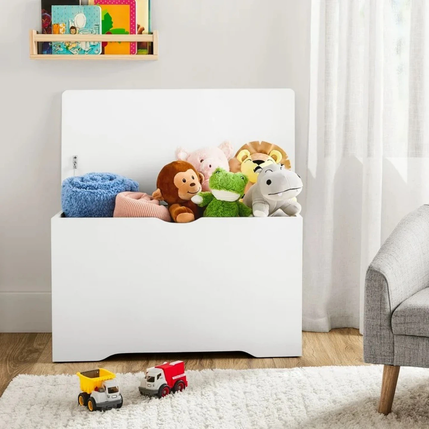 Kids Toy Chest Storage Slow Close Lid BRAND NEW IN BOX - photo 2