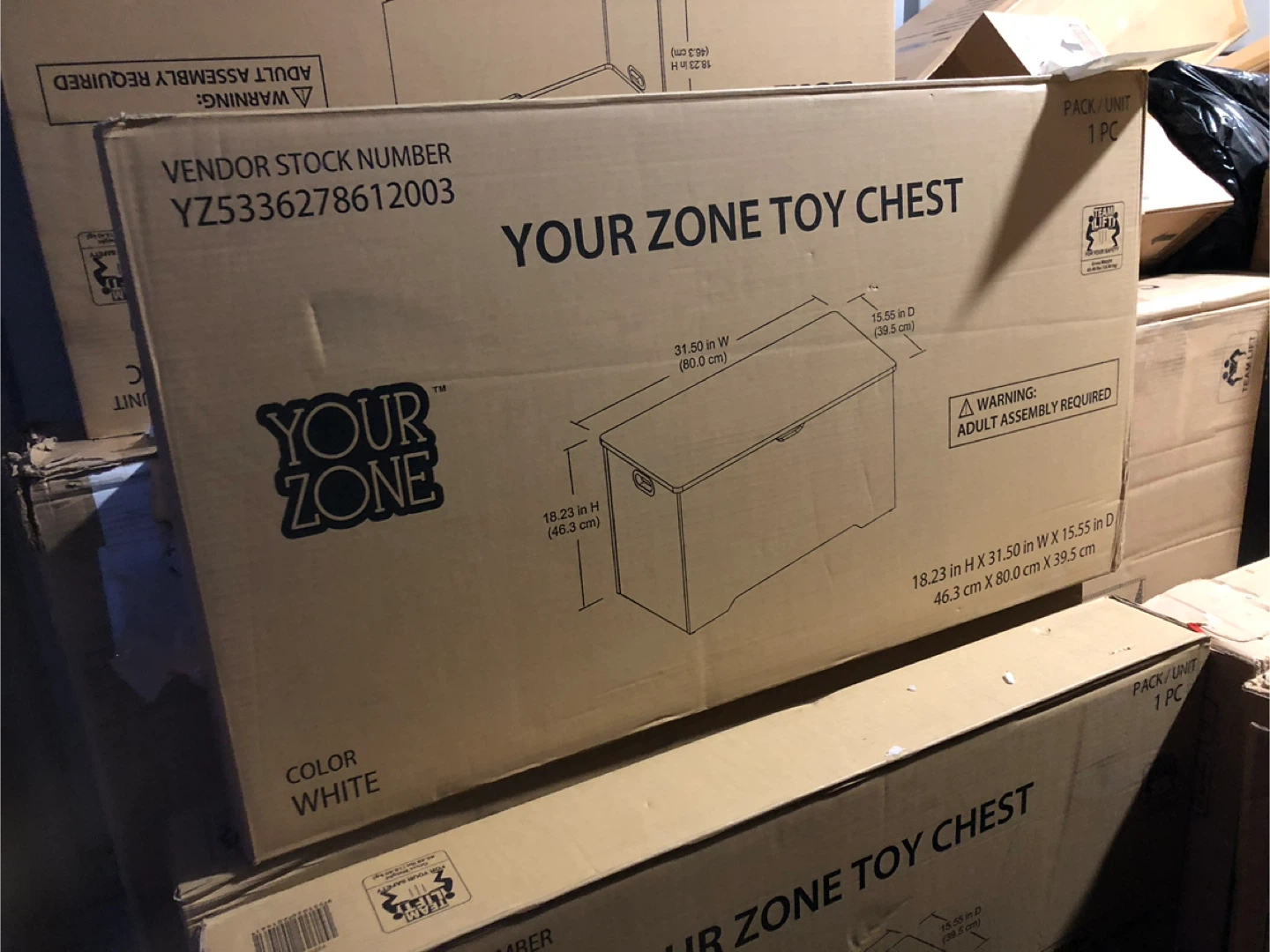 Kids Toy Chest Storage Slow Close Lid BRAND NEW IN BOX