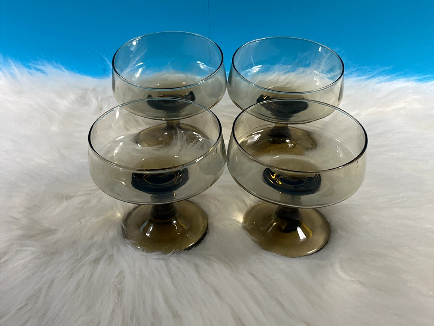 4 pc- 1970’s Vintage Libbey "Tawny Accent" - photo 3