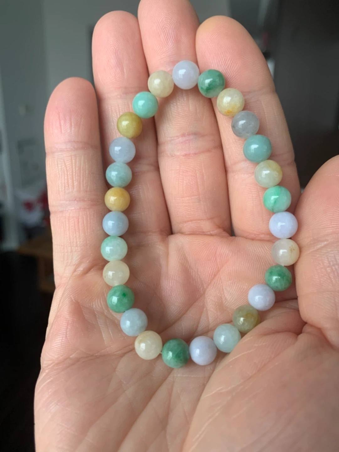 7mm Nuobing Burmese Jadeite Bracelet - Duobao Multi - photo 2