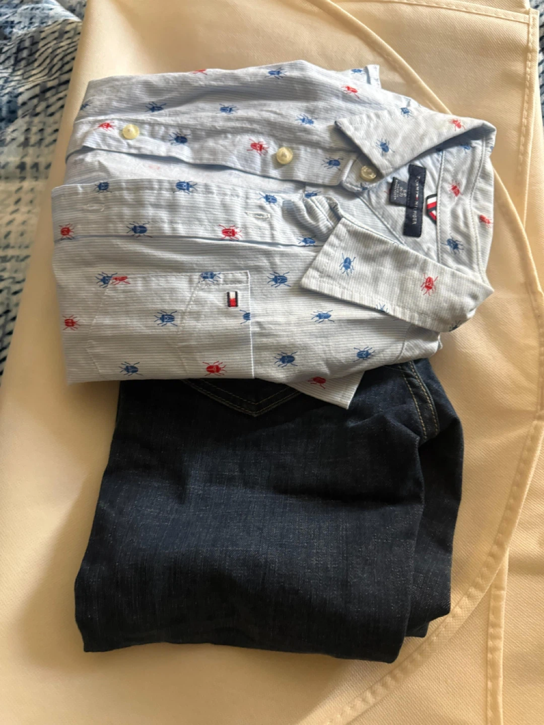 Tommy Hilfiger Boys Beetle Print Shirt and Tommy Hilfiger Set - photo 4