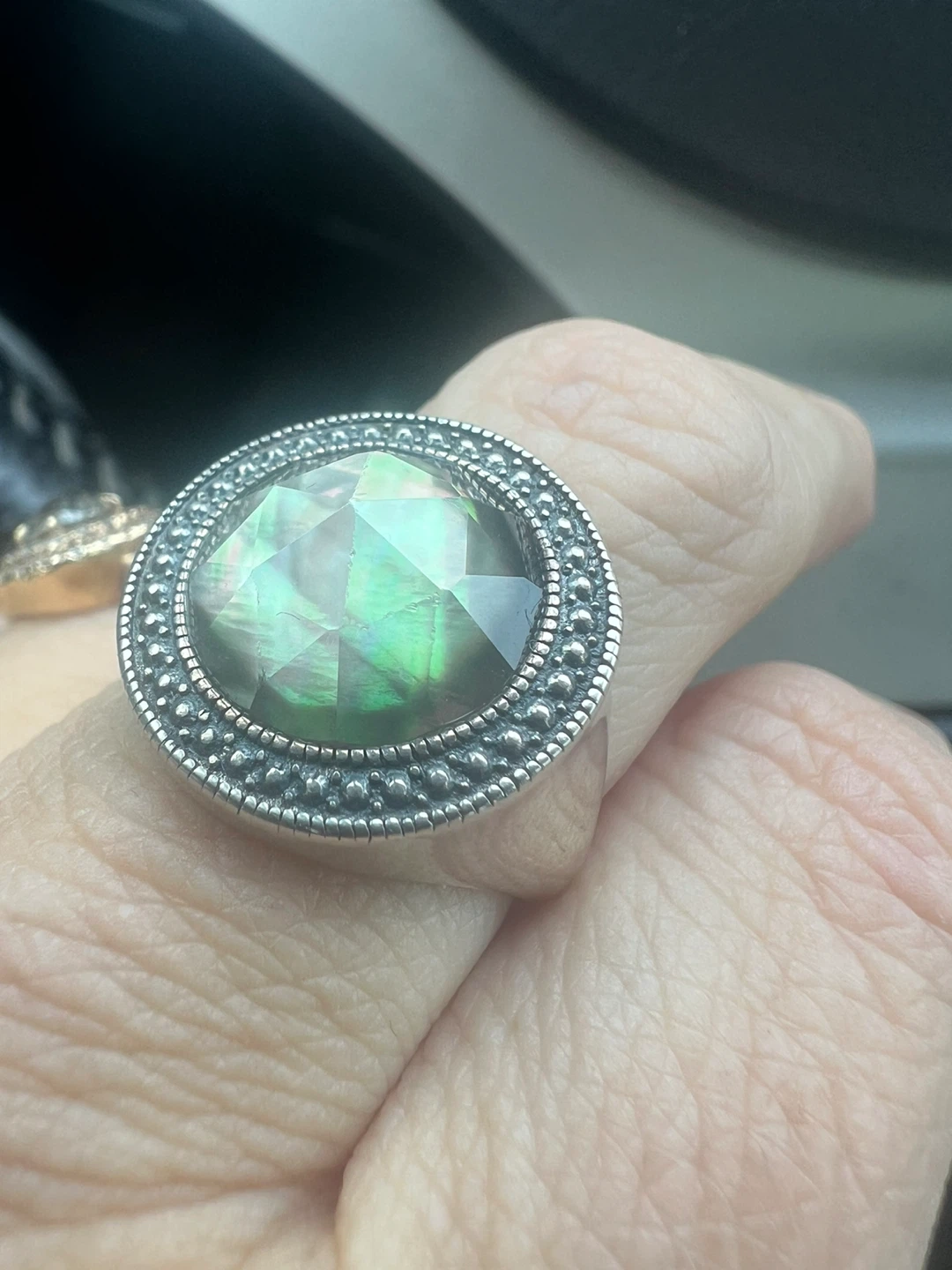 925 Sterling Silver labrodorite Ring - photo 4