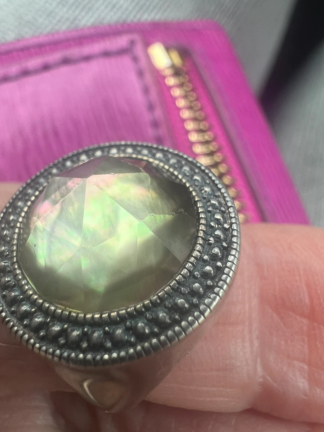 925 Sterling Silver labrodorite Ring - photo 2