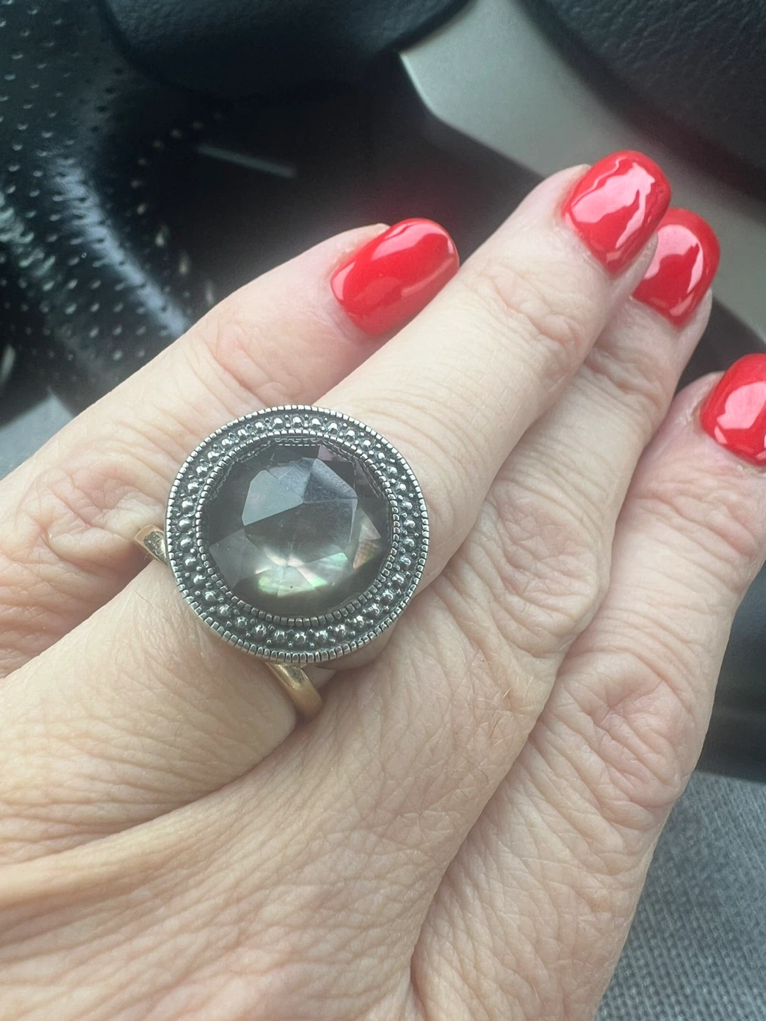 925 Sterling Silver labrodorite Ring - photo 3