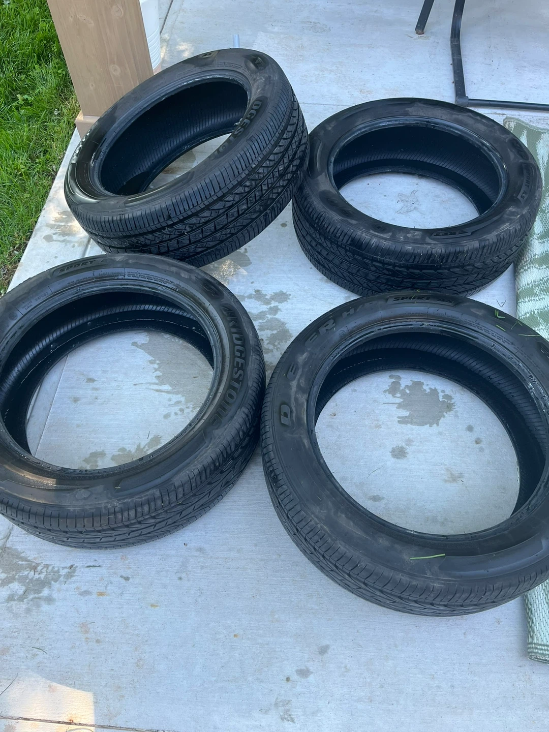 4 Bridgestone Dueler H/P Sport Tires 245/50R19 - photo 4