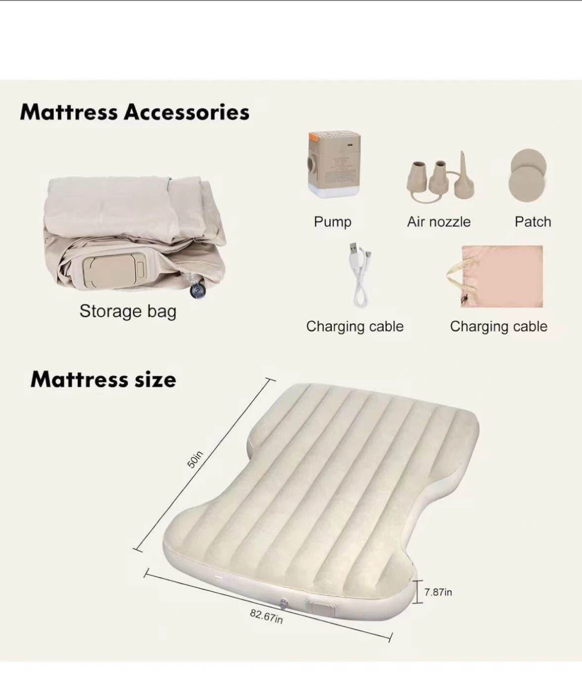 Air Mattress | Tesla Model Y Air Mattress BRAND NEW IN BOX - photo 3