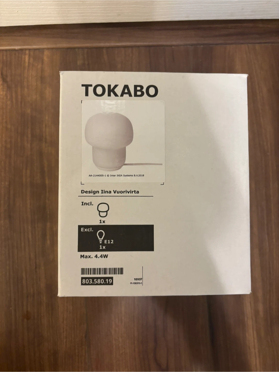 IKEA TOKABO Mushroom Lamp - photo 3