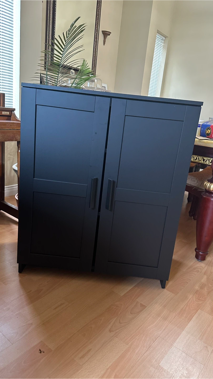 IKEA BRIMNES Black Cabinet