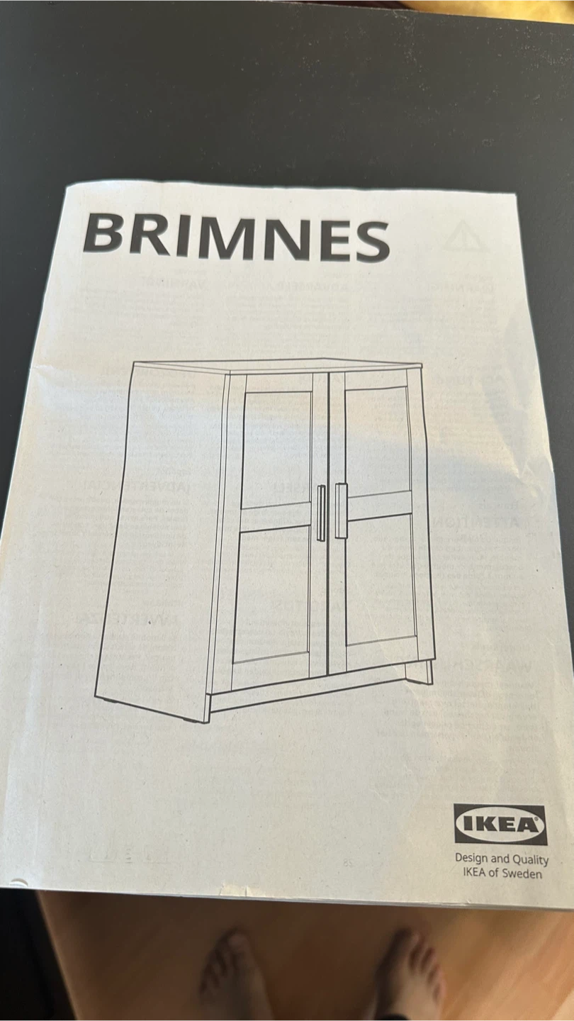 IKEA BRIMNES Black Cabinet - photo 3