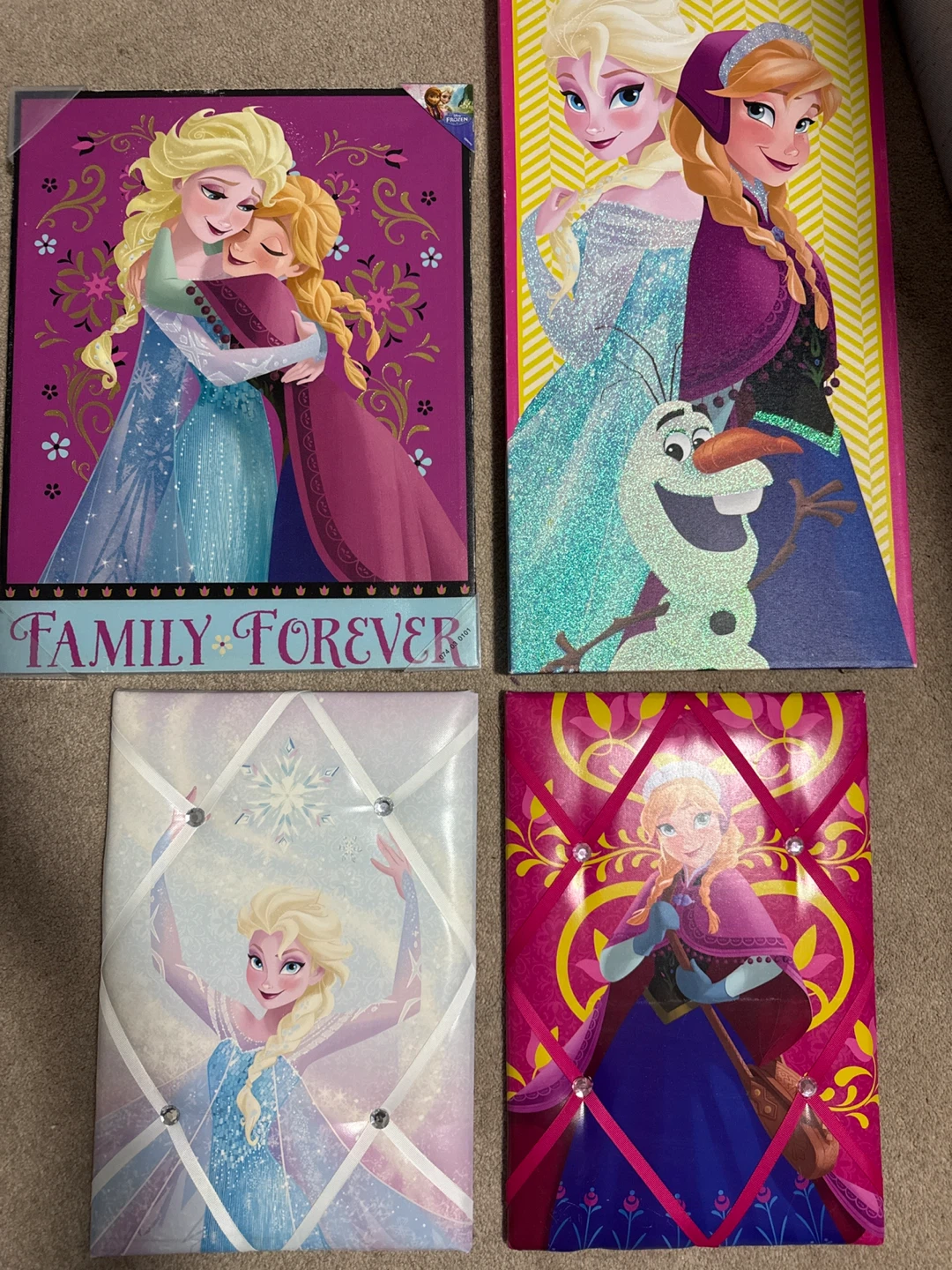 Disney Frozen Elsa and Anna Photo Display Frames Set