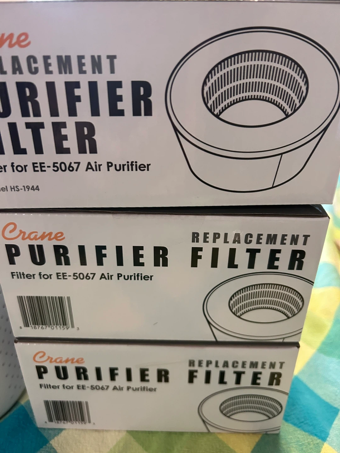Crane Air Purifier with 3 Replacement Filters - photo 3