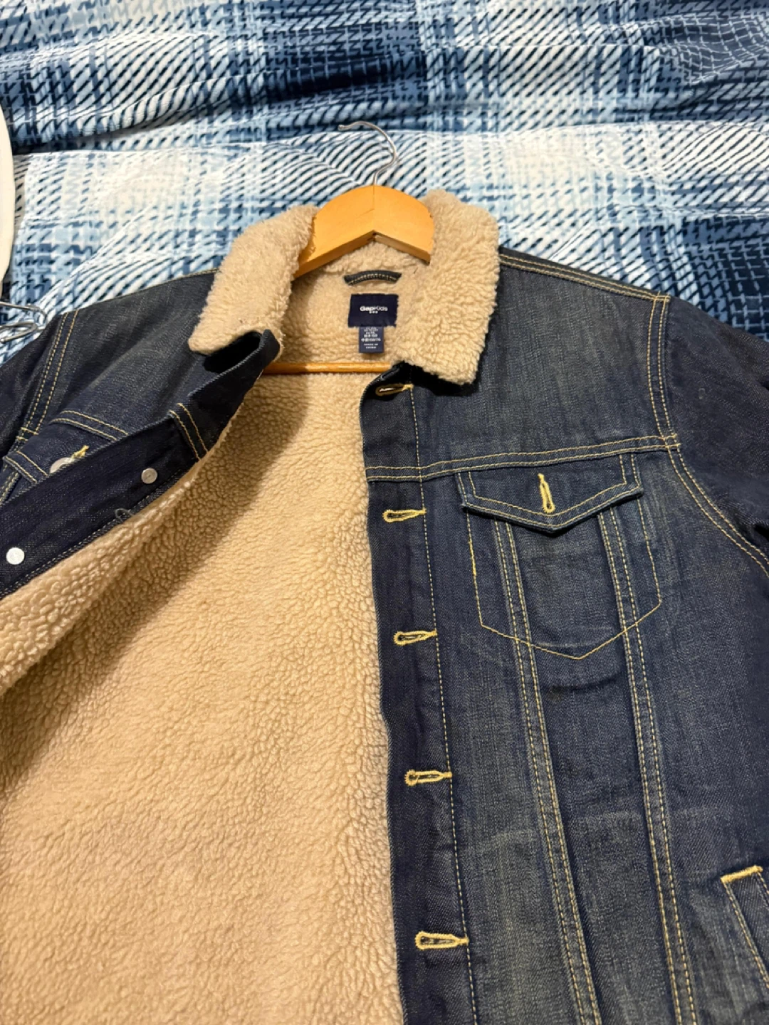 GapKids Sherpa Lined Denim Jacket