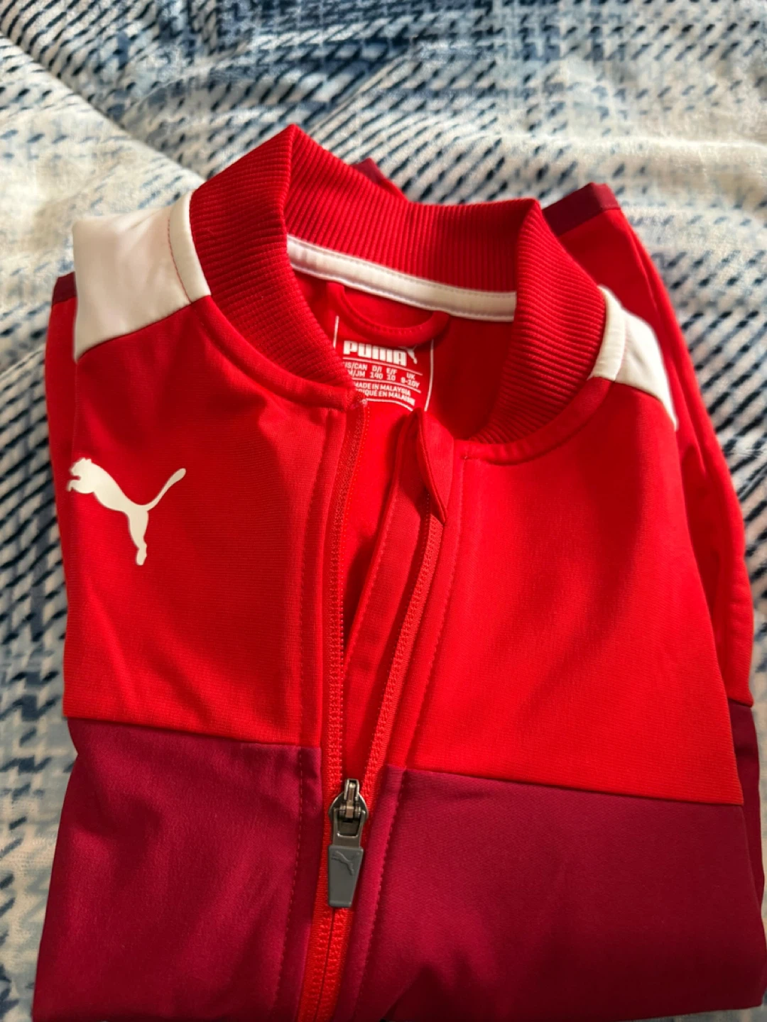 Puma Red Track Jacket Youth Size 140/10-12Y - photo 2