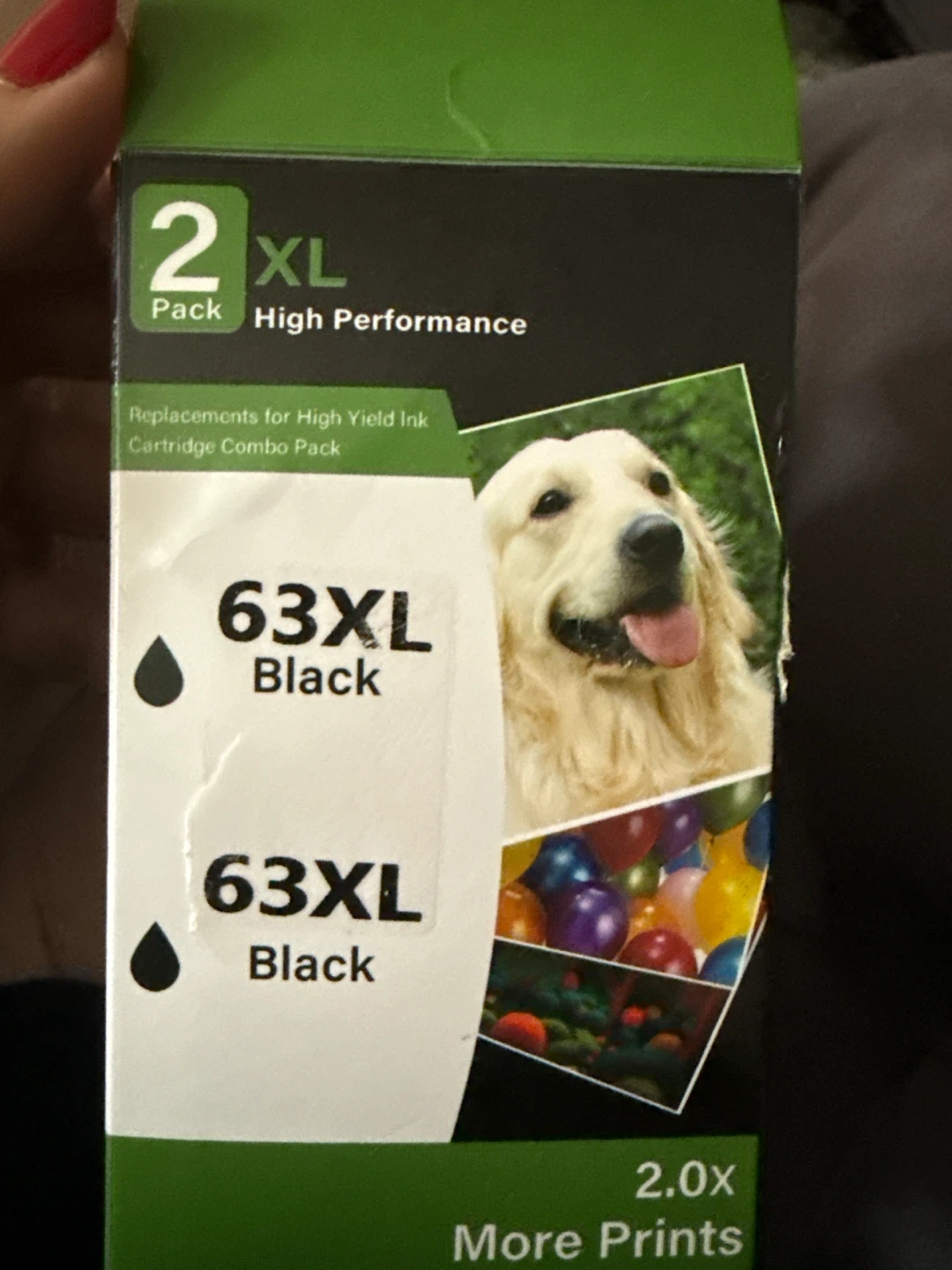 HP 63XL Black Ink Cartridge (2 Pack)