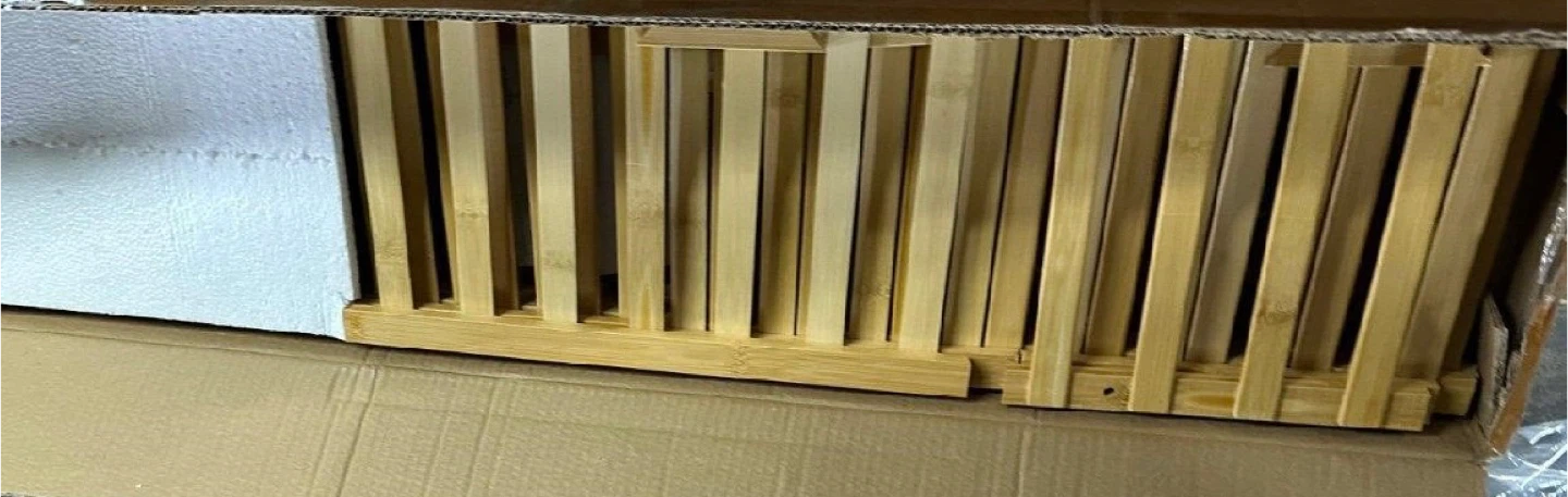9-slots Bamboo Plant Rack - photo 4