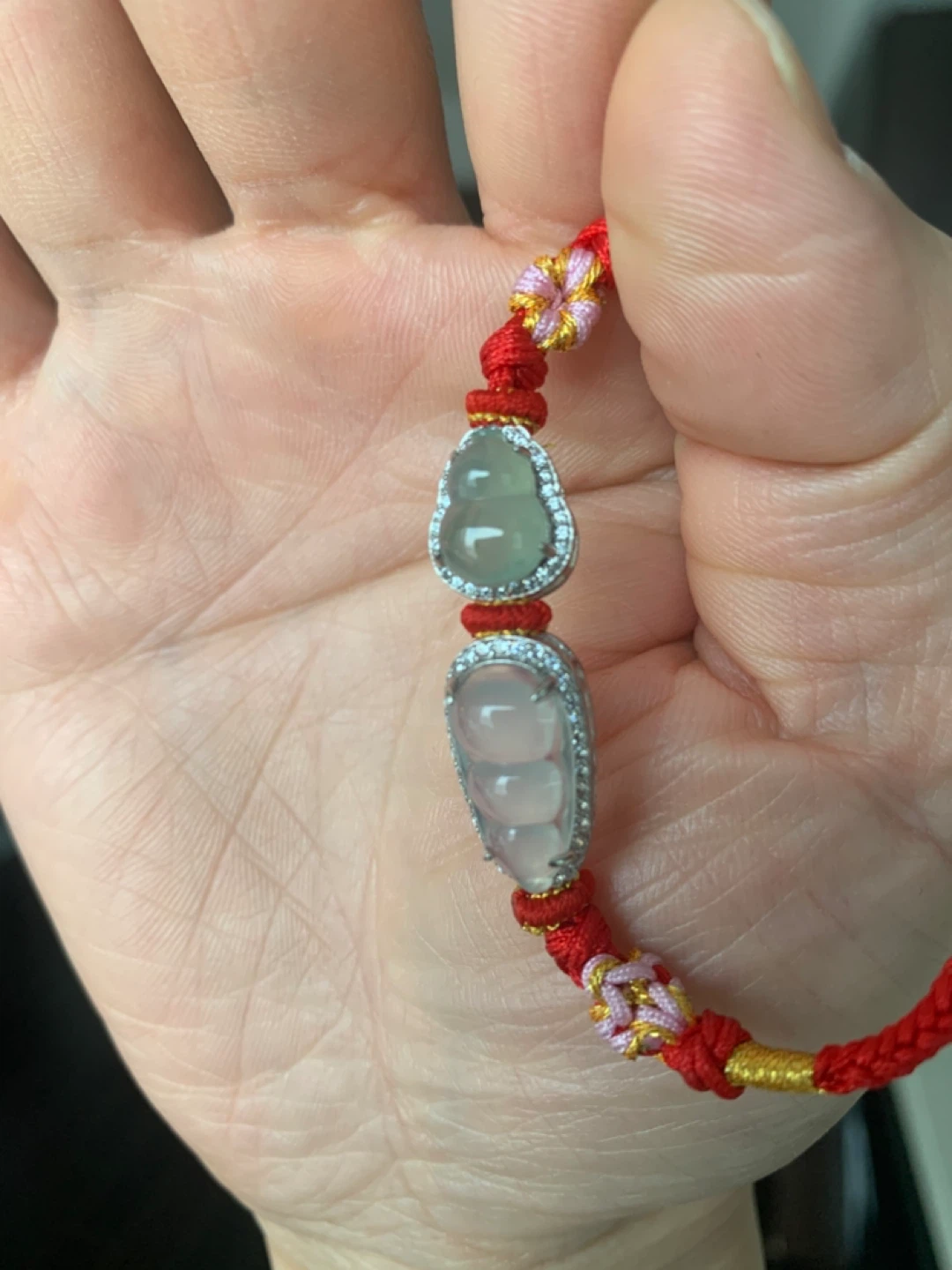 Icy Grade A Burmese Jadeite Baby Bracelet - photo 4