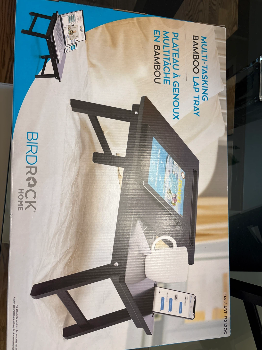 BirdRock Home Multi-Tasking Bamboo Lap Tray - photo 5