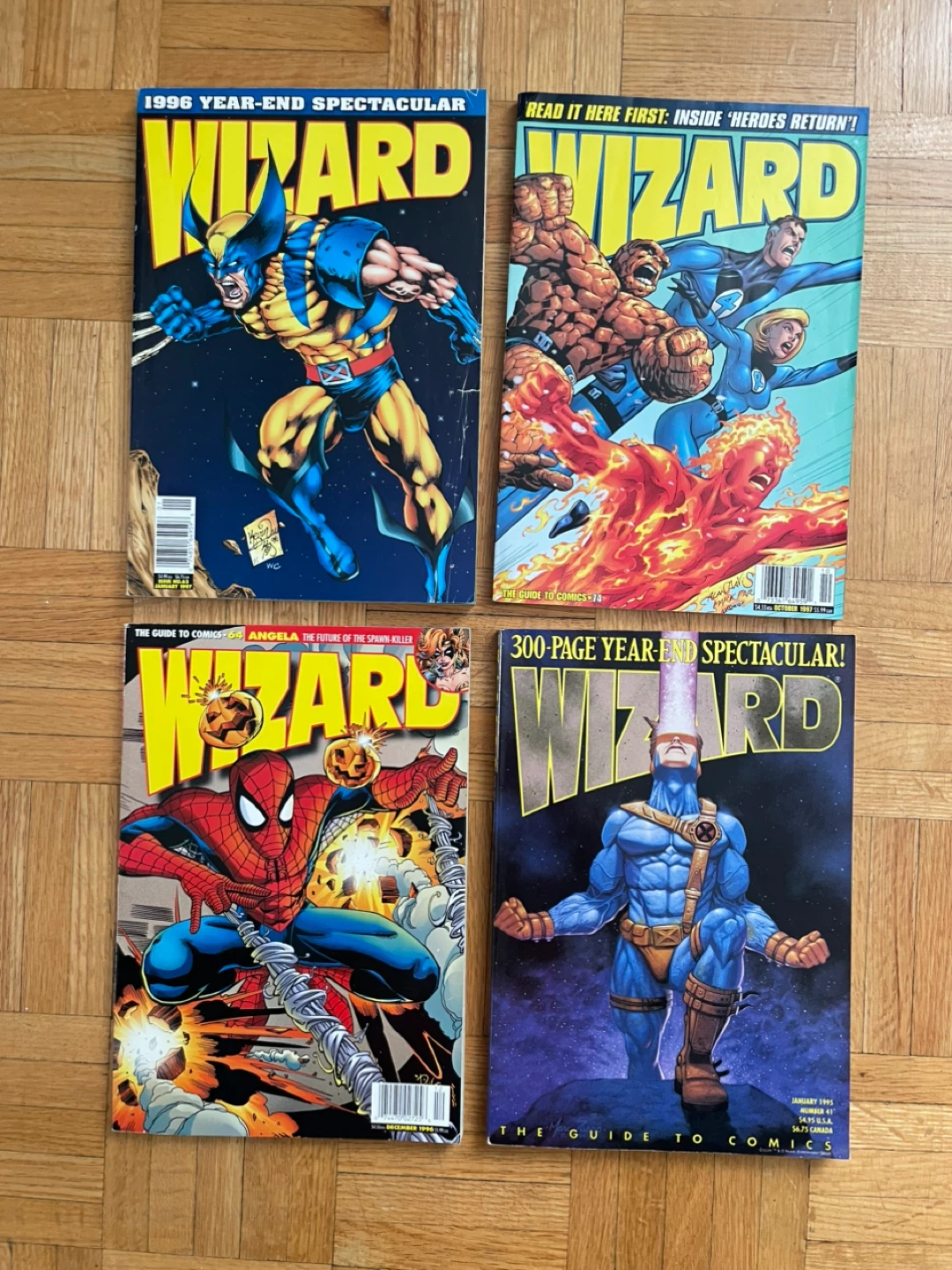 Wizard Magazine Lot - 4 Issues