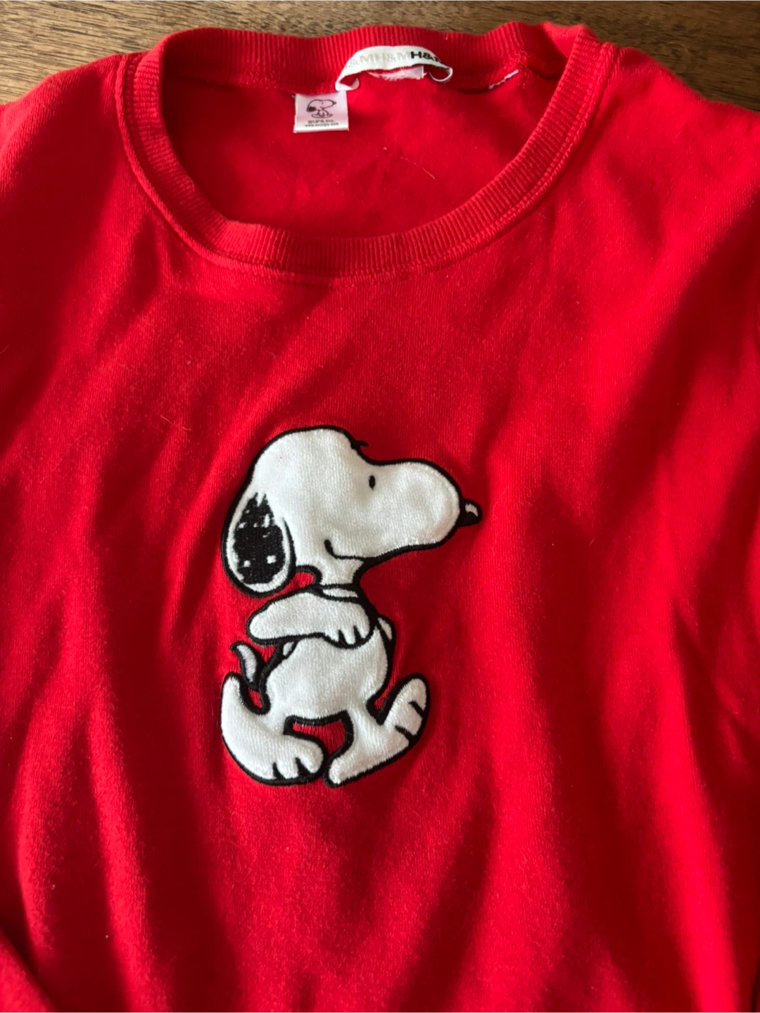 H&M Snoopy Red Pajama Set - Size S - photo 2
