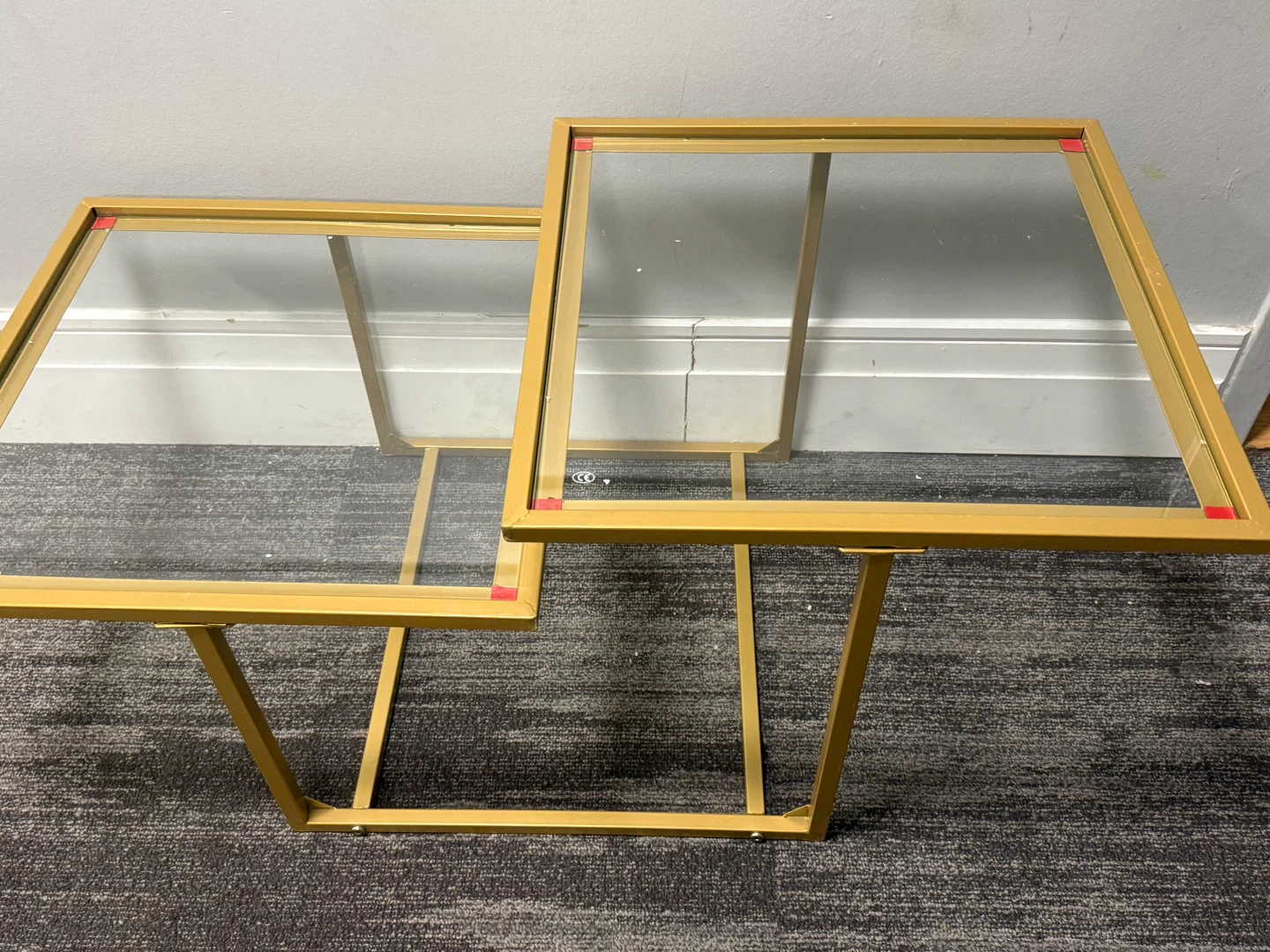 Like New Contemporary Coffee Table, Gold - photo 3