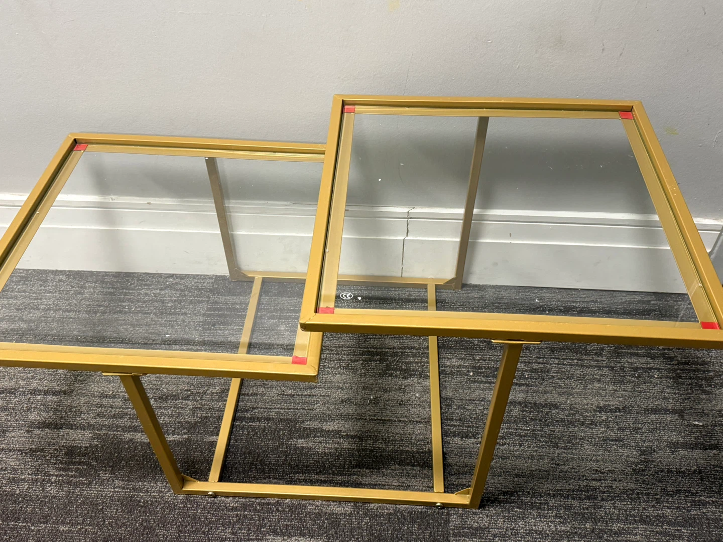 Like New Contemporary Coffee Table, Gold