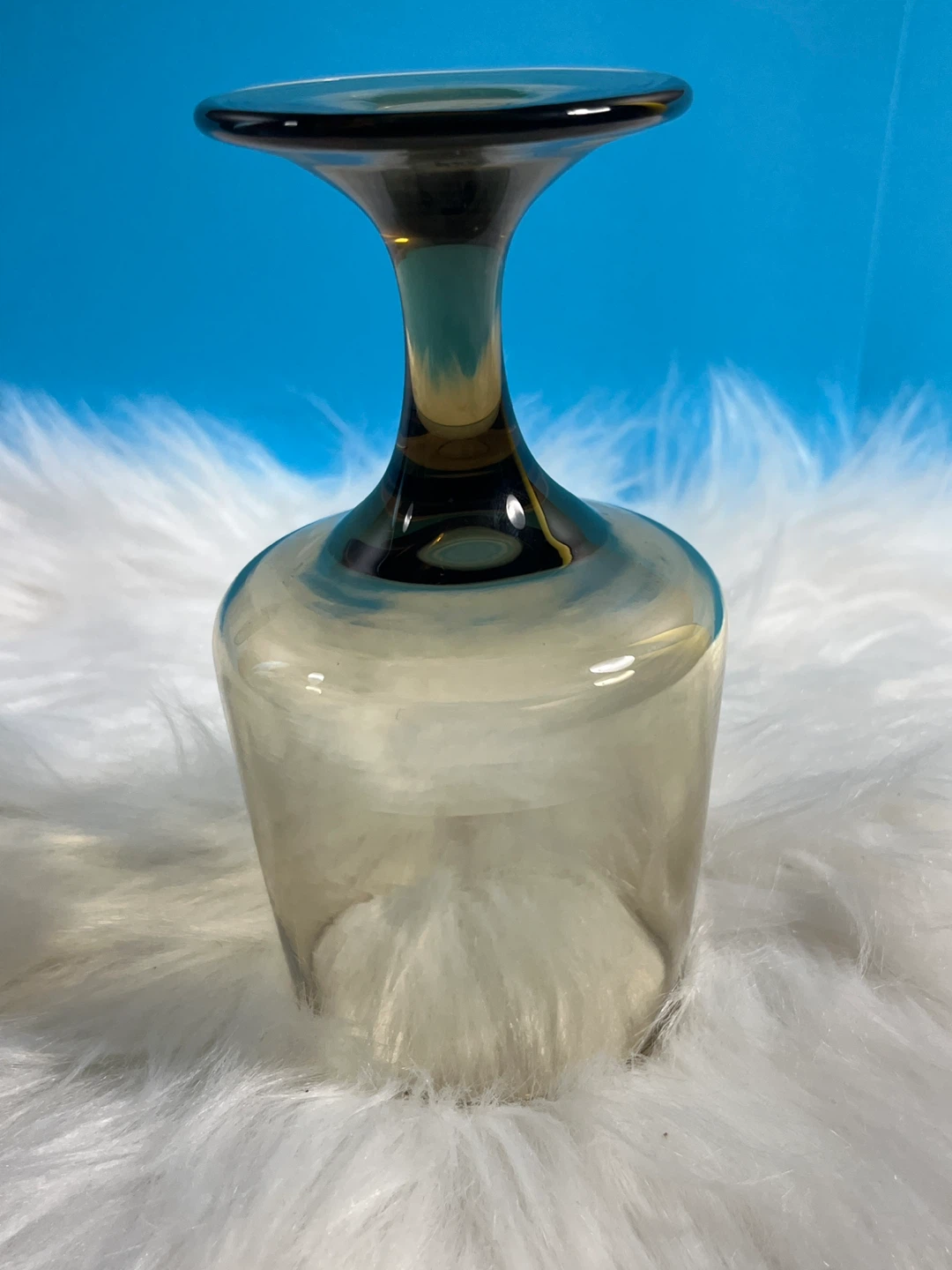 Set of 4 vintage Libbey Tawny Accent goblets - photo 4