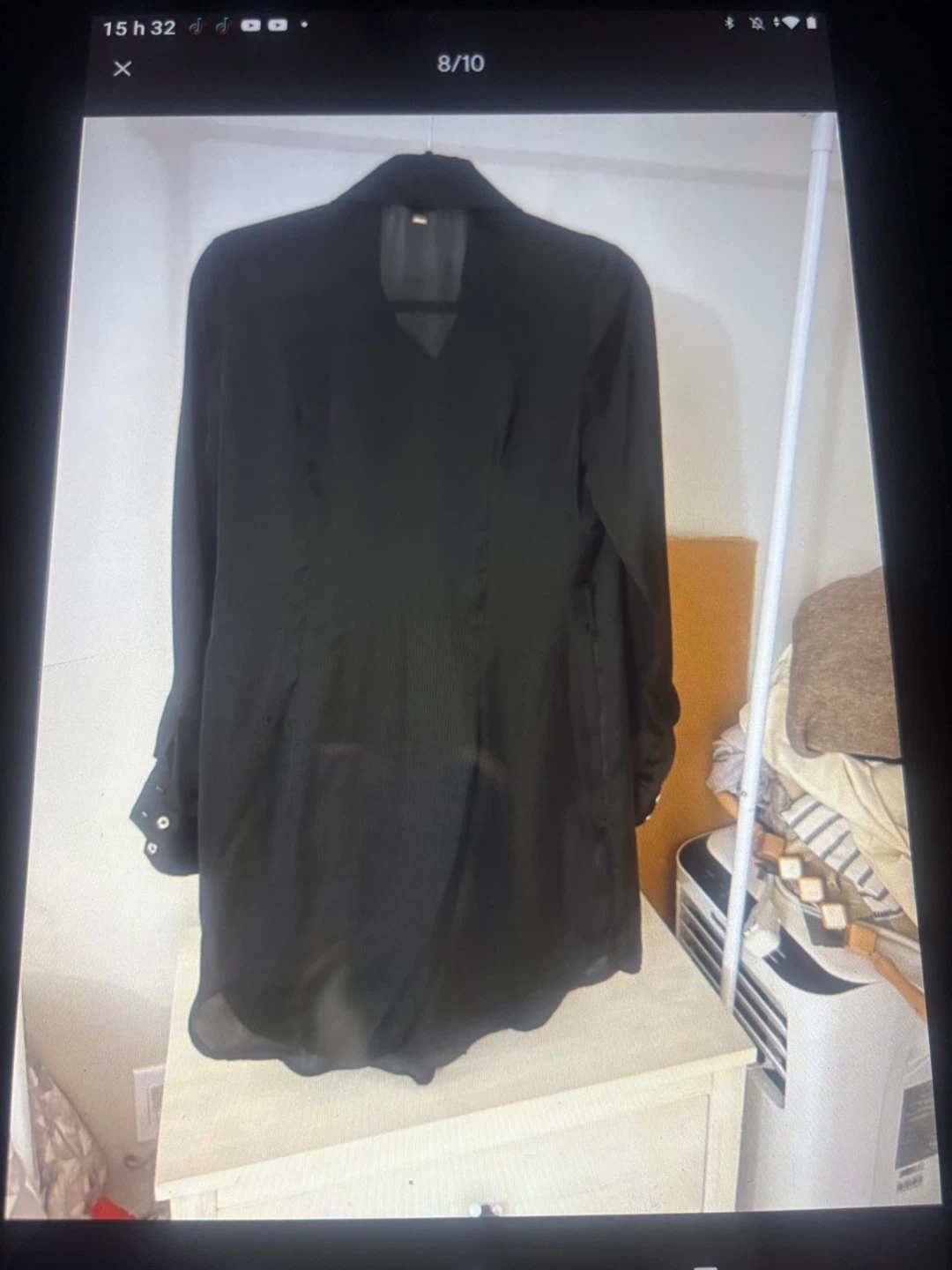 Chemise Guess noire pour femme