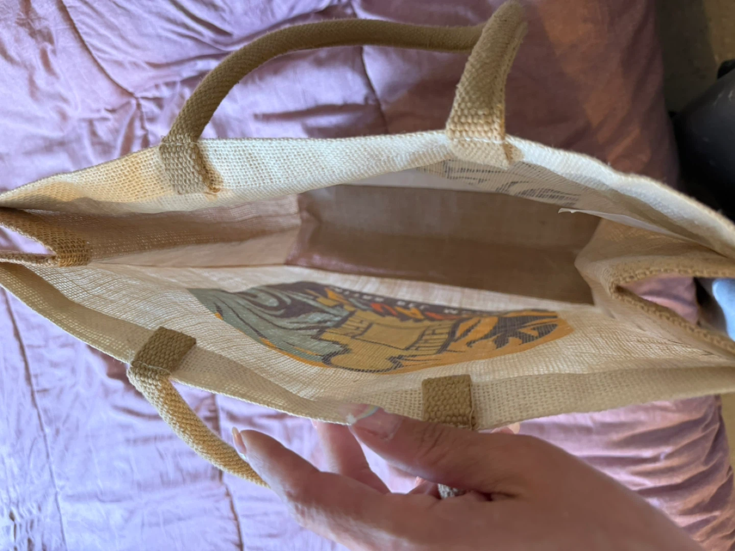 Ecuador Mitad del Mundo Jute Tote Bag - photo 2
