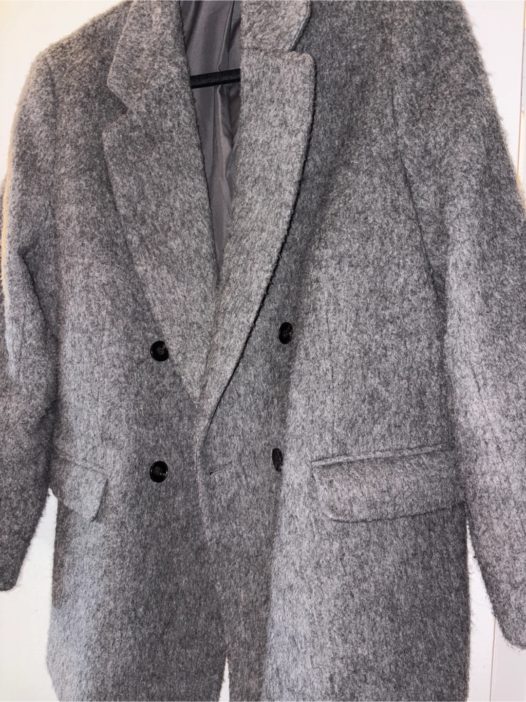 Grey Double-Breasted Blazer - photo 3