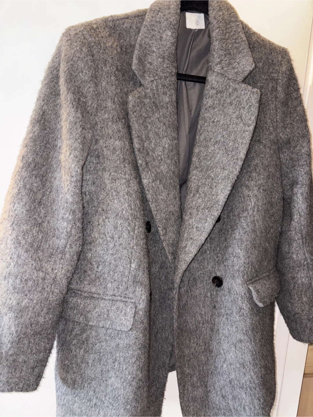 Grey Double-Breasted Blazer - photo 2