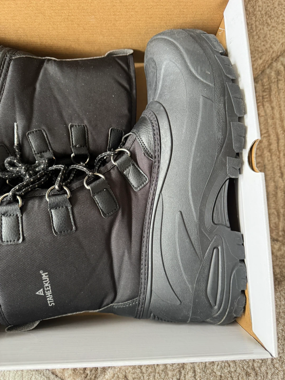 Staheekum Men’s Winter Boots - Black -Size 12 - photo 5