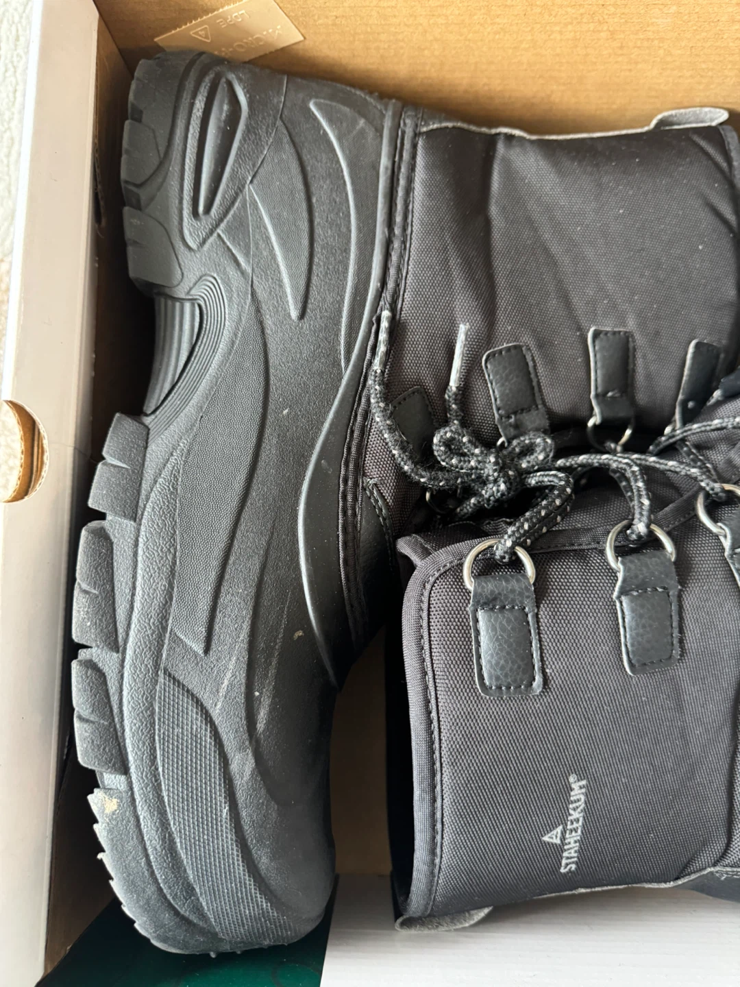 Staheekum Men’s Winter Boots - Black -Size 12 - photo 4