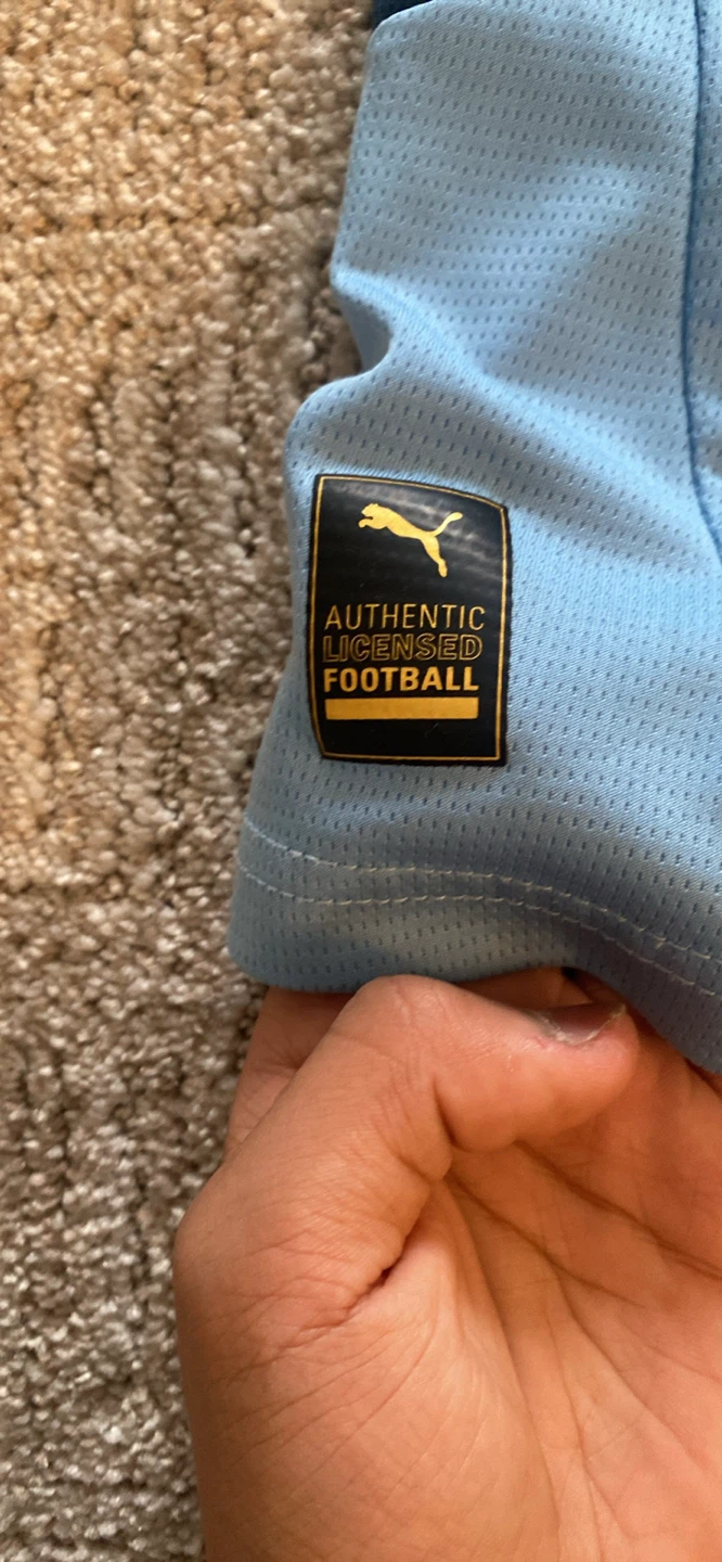 Manchester City PUMA Authentic Licensed Football Jersey - photo 3