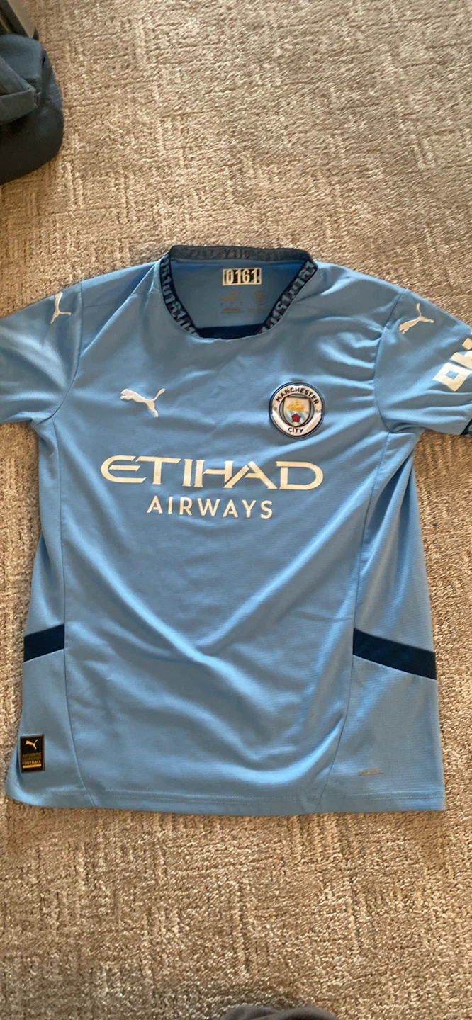 Manchester City PUMA Authentic Licensed Football Jersey - photo 4