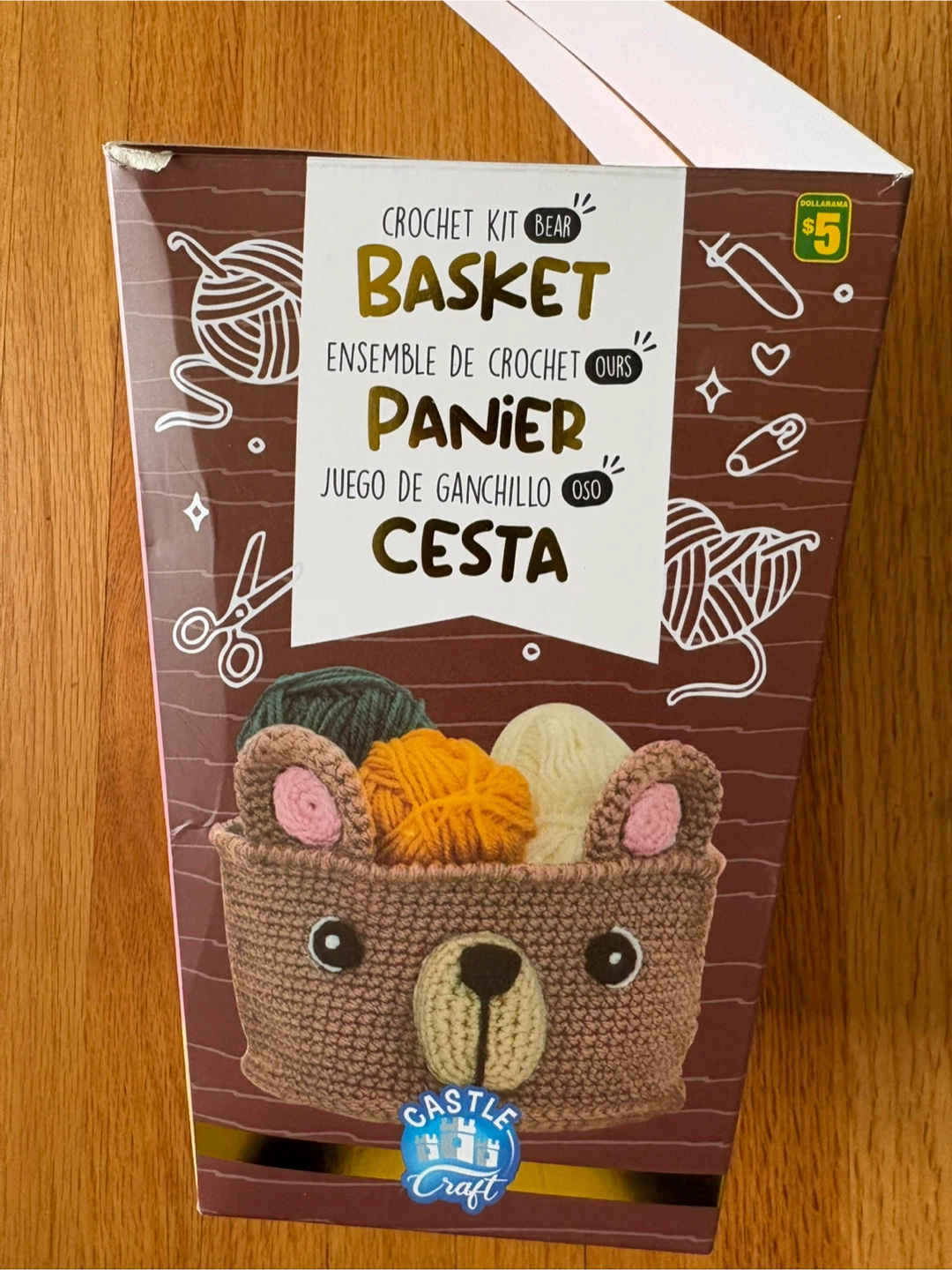 Castle Craft Crochet Kit - Bear Basket - photo 4