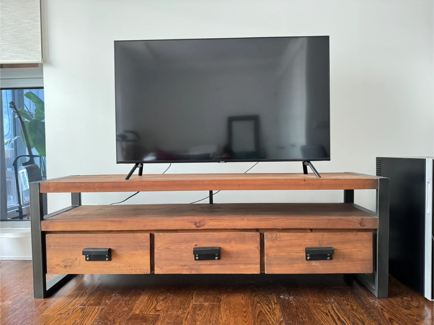 West Elm Wooden TV Stand with 3 Drawers - photo 5