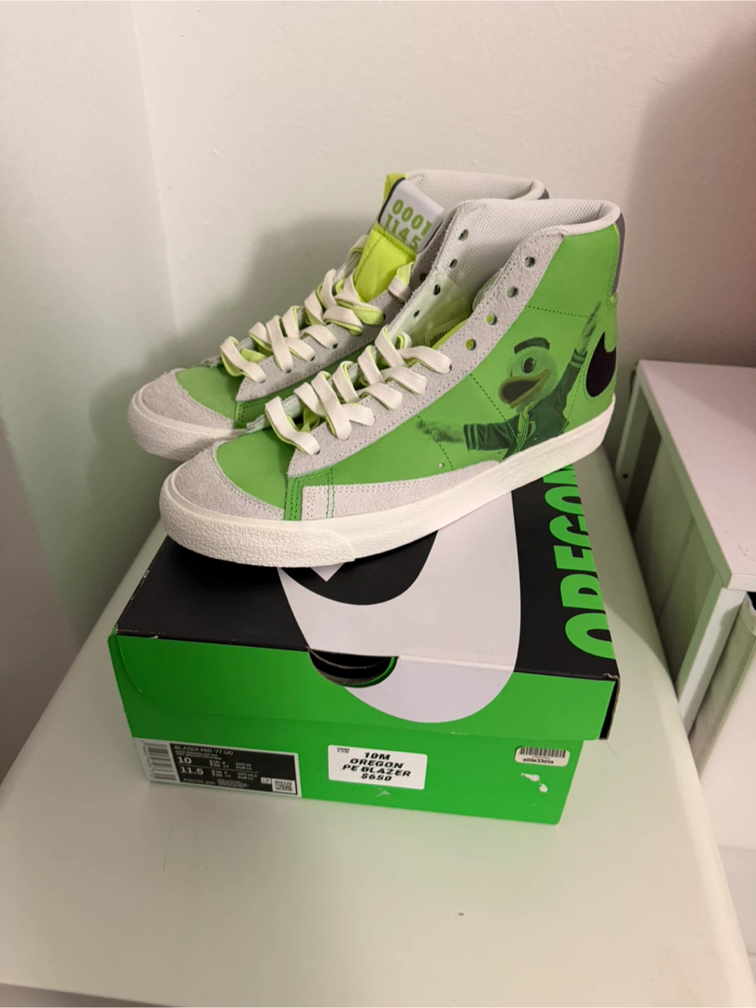 NIKE BLAZER MID UNIVERSITY OF OREGON PE 77 - photo 2